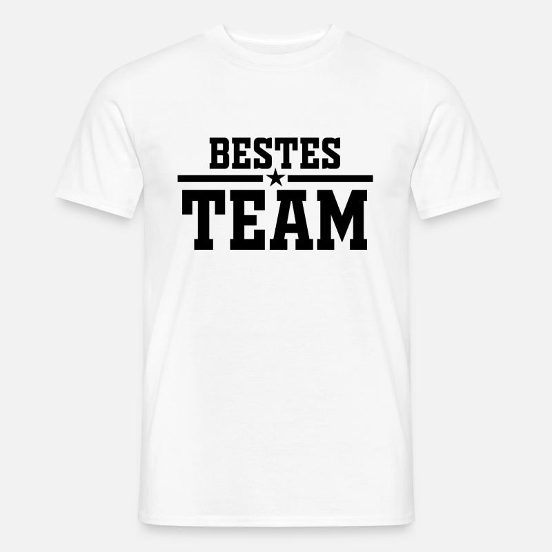 Team, Beste Gruppe, Teamarbeit - Männer T-Shirt - Weiß