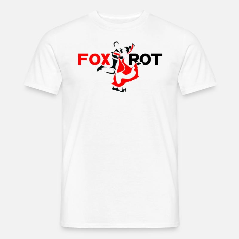 Dancing Foxtrot - T-shirt męski - biały