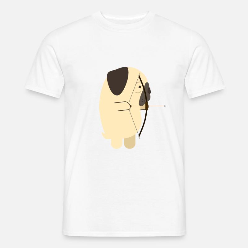 Bogenschießen - Männer T-Shirt - Weiß