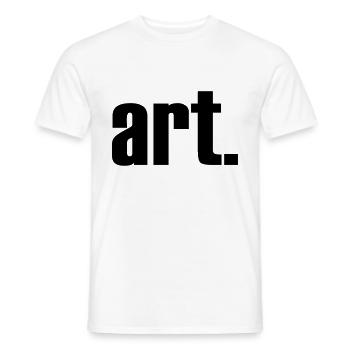 art - Männer T-Shirt - Weiß - Vorne - AI Model Male 178 dark (178cm)