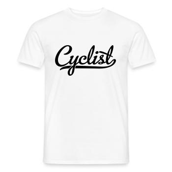 Cyclist - Männer T-Shirt - Weiß - Vorne - AI Model Male 178 dark (178cm)
