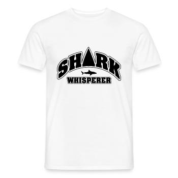 Shark whisperer - Männer T-Shirt - Weiß - Vorne - AI Model Male 178 dark (178cm)