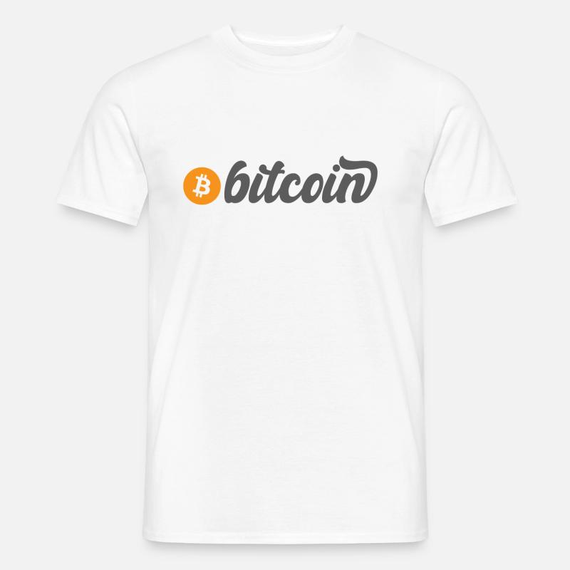 Bitcoin (Bitcoin) - Männer T-Shirt - Weiß
