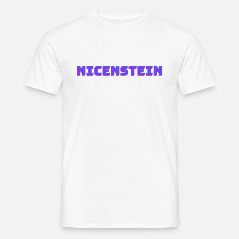 Nicenstein - Männer T-Shirt - Weiß