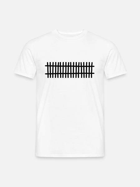 Clôture - T-shirt homme - blanc
