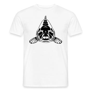 Karpfen frontal - Männer T-Shirt - Weiß - Vorne - AI Model Male 178 dark (178cm)