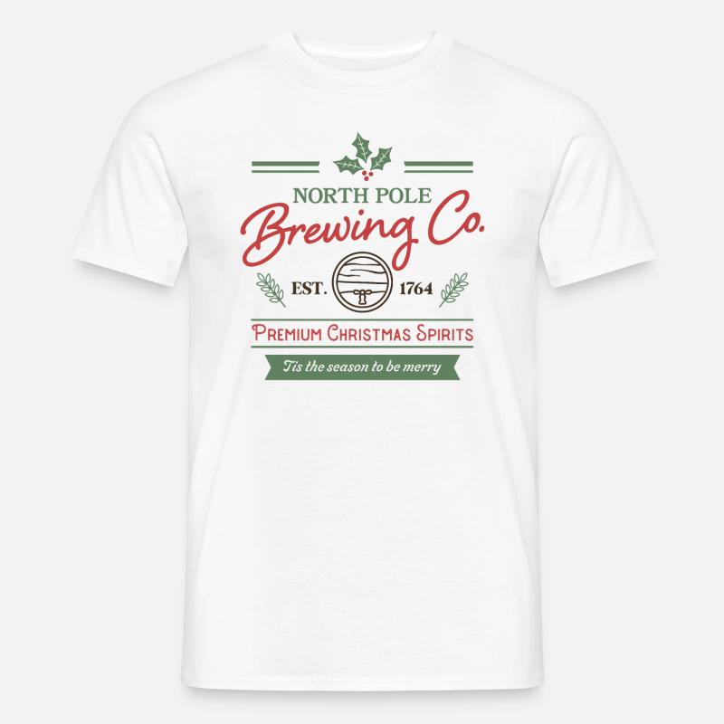 North Pole Brewing Co. - Männer T-Shirt - Weiß