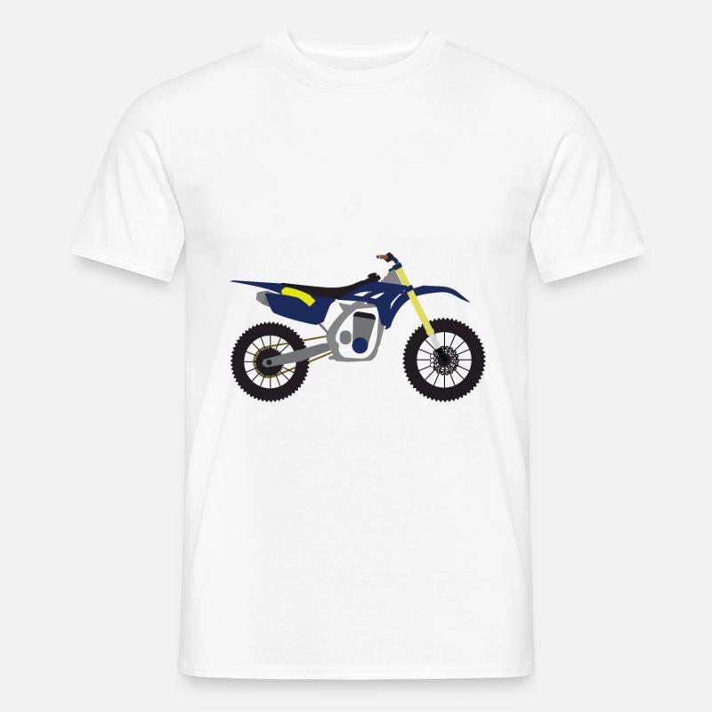 Motocross Geschenk Geschenkidee - Männer T-Shirt - Weiß