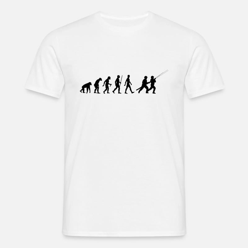 Firefighter Evolution Firefighter - Men's T-Shirt - white