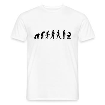 Barbecues Griller Evolution Barbecue Barbecue - T-shirt homme - blanc - Devant - AI Model Male 178 dark (178cm)