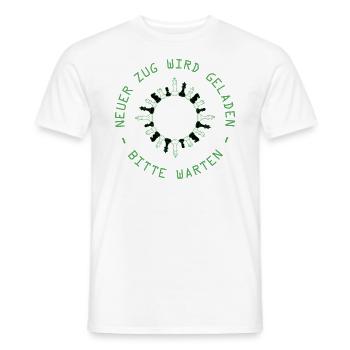 Schach Figuren Neuer Zug Wird Geladen Geschenk - Männer T-Shirt - Weiß - Vorne - AI Model Male 178 dark (178cm)