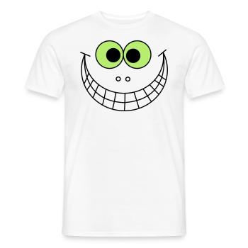 Grand sourire - T-shirt homme - blanc - Devant - AI Model Male 178 dark (178cm)