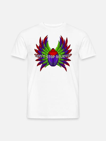 Don't Stop Believin' - Men's T-Shirt - white