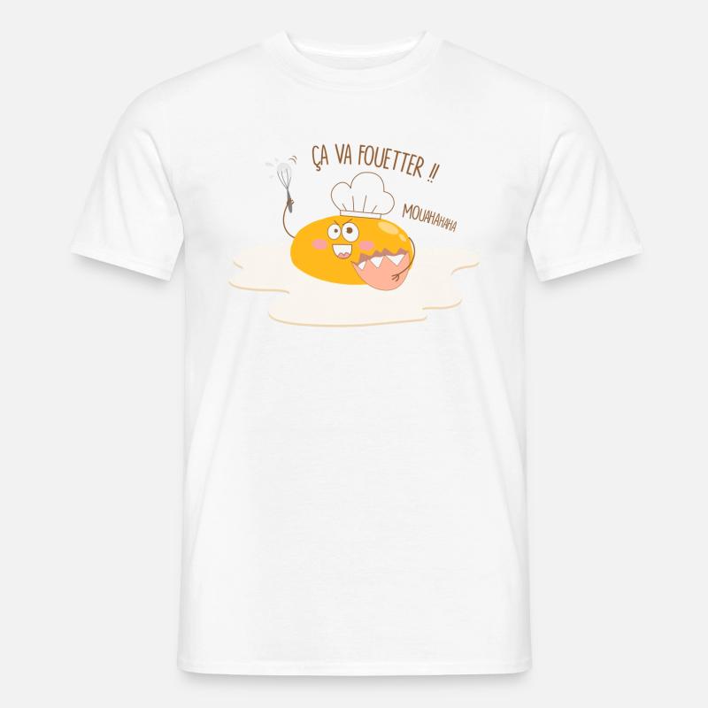 Ei wird peitschen - Männer T-Shirt - Weiß