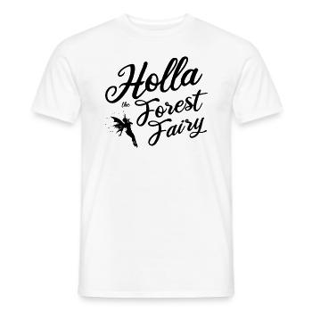 Holla la forêt fée professeur anglais anglais - T-shirt homme - blanc - Devant - AI Model Male 178 dark (178cm)