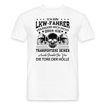 LKW Fahrer Geschenk - Männer T-Shirt - Weiß - Vorne - AI Model Male 178 dark (178cm)