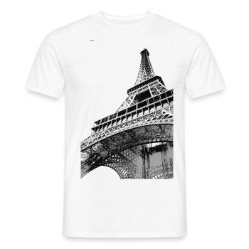 Eifelturm - Männer T-Shirt - Weiß - Vorne - AI Model Male 178 dark (178cm)