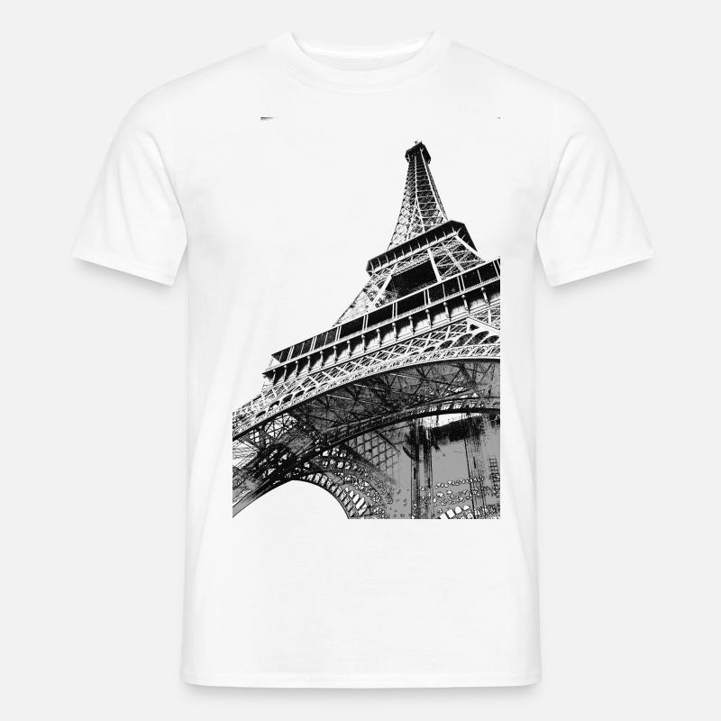 Eifelturm - Männer T-Shirt - Weiß