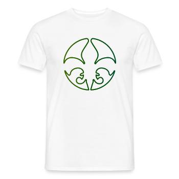 Boy Scout Lily Scout Gift - Men's T-Shirt - white - Front - AI Model Male 178 dark (178cm)
