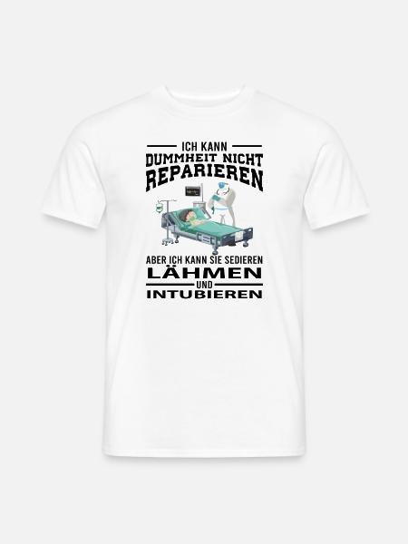 Spruch für Arzt - Männer T-Shirt - Weiß