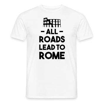 Italie! - T-shirt homme - blanc - Devant - AI Model Male 178 dark (178cm)
