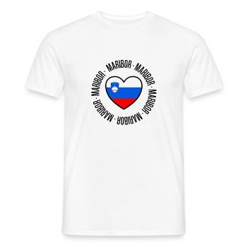 Slowenien! - Männer T-Shirt - Weiß - Vorne - AI Model Male 178 dark (178cm)