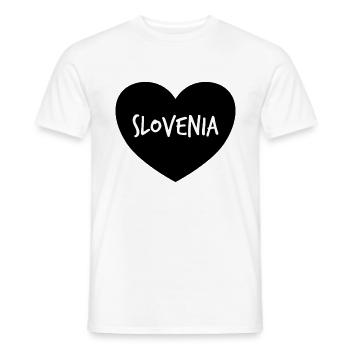 Slowenien! - Männer T-Shirt - Weiß - Vorne - AI Model Male 178 dark (178cm)