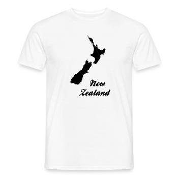 Nouvelle-Zélande! - T-shirt homme - blanc - Devant - AI Model Male 178 dark (178cm)