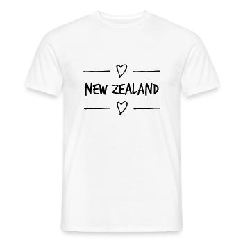 Nouvelle-Zélande! - T-shirt homme - blanc - Devant - AI Model Male 178 dark (178cm)