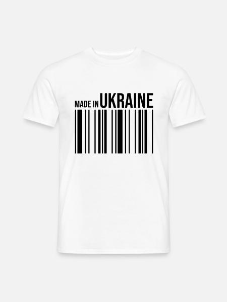 Lustiger ukrainischer Spruch über Ukraine Geschenk - Mænd T-shirt - hvid
