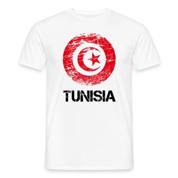 Funny Tunisian saying about Tunisia gift - Men's T-Shirt - white - Front - AI Model Male 178 dark (178cm)