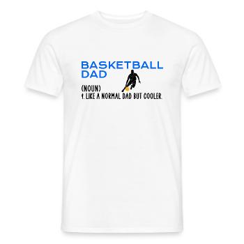 Basketball dad - Männer T-Shirt - Weiß - Vorne - AI Model Male 178 dark (178cm)