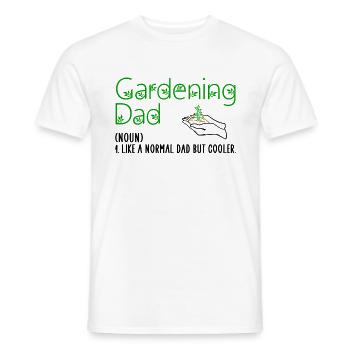 Gardening dad - Männer T-Shirt - Weiß - Vorne - AI Model Male 178 dark (178cm)