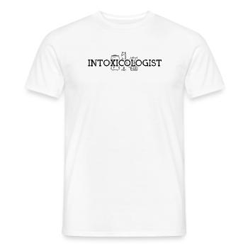 Intoxicologist Funny Barkeeper - Partyalkohol - Männer T-Shirt - Weiß - Vorne - AI Model Male 178 dark (178cm)