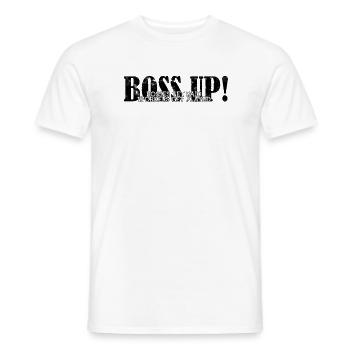 Boss hoch! Chefs werden bezahlt Arbeiter werden gespielt - - Männer T-Shirt - Weiß - Vorne - AI Model Male 178 dark (178cm)