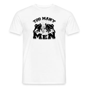 Too Many Men - Athlet - Männer T-Shirt - Weiß - Vorne - AI Model Male 178 dark (178cm)