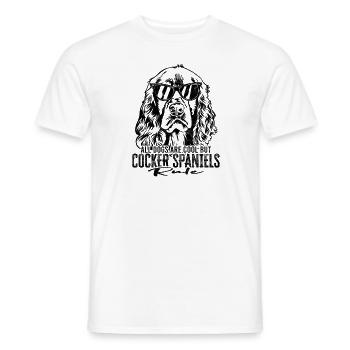 Alle Hunde sind cool, aber Cocker Spaniels Regel - - Männer T-Shirt - Weiß - Vorne - AI Model Male 178 dark (178cm)
