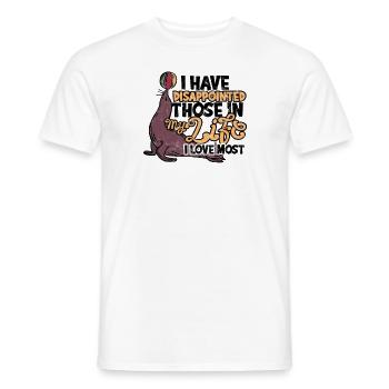 J’ai déçu ceux de ma vie que j’aime le plus - T-shirt homme - blanc - Devant - AI Model Male 178 dark (178cm)