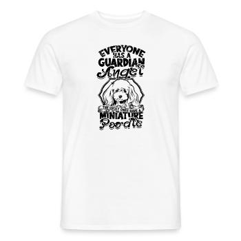 Tout le monde a un ange gardien Les chanceux ont - T-shirt homme - blanc - Devant - AI Model Male 178 dark (178cm)
