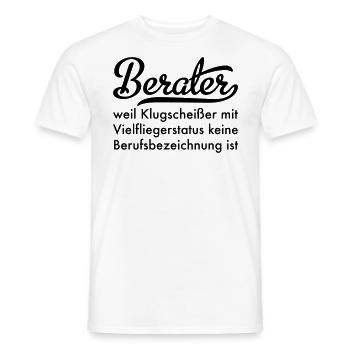 Berater - Männer T-Shirt - Weiß - Vorne - AI Model Male 178 dark (178cm)