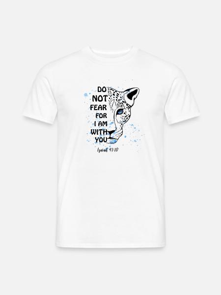Religiöses Zitat Christliches Motiv - Männer T-Shirt - Weiß