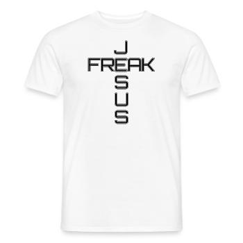 Jesus Christus von Nazareth Glaube Bibel Jesus - Männer T-Shirt - Weiß - Vorne - AI Model Male 178 dark (178cm)