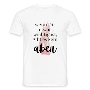 POSITIVE EINSTELLUNG MINDSET Motivation - Männer T-Shirt - Weiß - Vorne - AI Model Male 178 dark (178cm)
