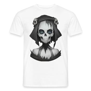 Dämonische Magie in der Halloween-Nacht - Männer T-Shirt - Weiß - Vorne - AI Model Male 178 dark (178cm)