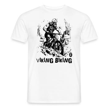 VTT Vikings - T-shirt homme - blanc - Devant - AI Model Male 178 dark (178cm)