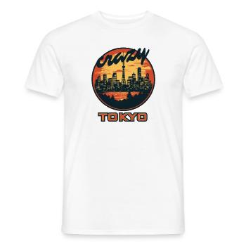 Verrücktes Tokyo - Männer T-Shirt - Weiß - Vorne - AI Model Male 178 dark (178cm)