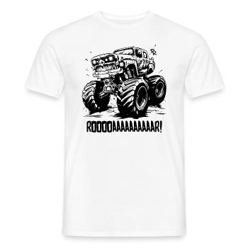 Super Monster Truck - T-shirt homme - blanc - Devant - AI Model Male 178 dark (178cm)