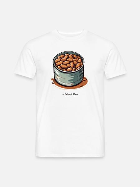 Eine Dose Bohnen - Männer T-Shirt - Weiß