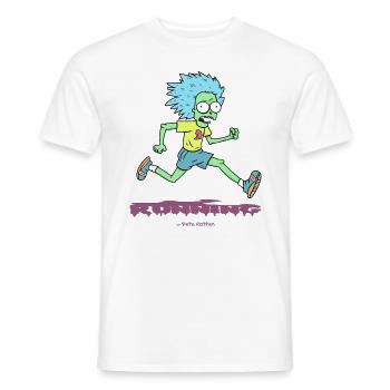 Zombie Marathon : Course à pied - T-shirt homme - blanc - Devant - AI Model Male 178 dark (178cm)