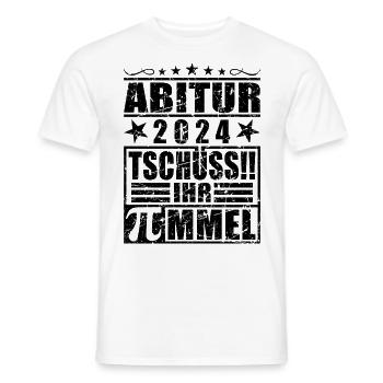 Abi 2024 - Männer T-Shirt - Weiß - Vorne - AI Model Male 178 dark (178cm)